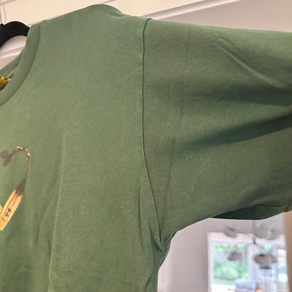 Men's GOLF WANG Green Matchstick Heart T-shirt - Size XL - Picture 6 of 11